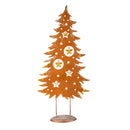Evergreen Statuary,41"H Metal Golden Jingle Bell Christmas Tree Statue,19.5x7x41.75 Inches
