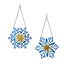 Hanging Snowflakes Garden Decor, Set of 2,47m5621