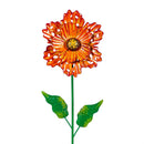 Gerbera Flower Metal Garden Stake, 32", CDU