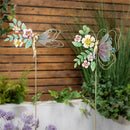 Whimsy Butterfly Metal Garden Stake, 36", CDU