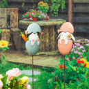 Easter Bunny Metal Garden Stake, 35"H
