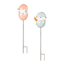 Easter Bunny Metal Garden Stake, 35"H