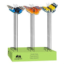 Butterfly with Spring Wing Metal Garden Stake, 36", CDU