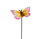 Pollinator Garden Sake, Butterfly Plant Pick with Metal Bucket Display Program, 16"