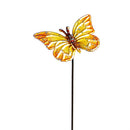 Pollinator Garden Sake, Butterfly Plant Pick with Metal Bucket Display Program, 16"