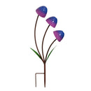 Garden of Wonder Garden Stake, Metal Trio Mushroom, 23", CDU