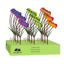 Garden of Wonder Garden Stake, Metal Trio Mushroom, 23", CDU