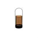 Amber Glass & Metal Lantern, Set