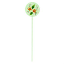 Vibrant Hand-Painted Floral Plant Pick with Bucket Display Program