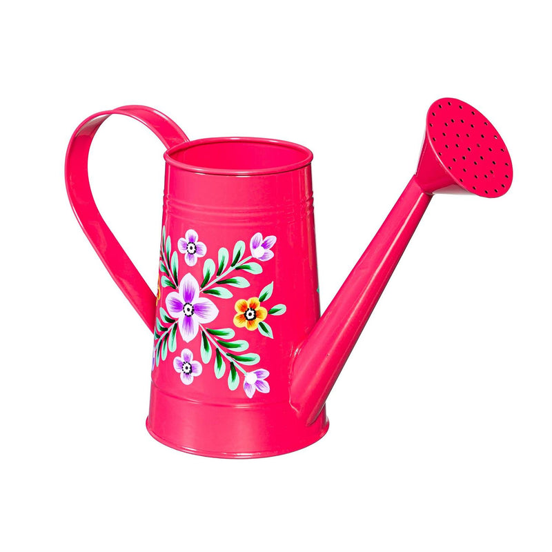 What She Shed Watering Can, Metal Hand Painted Watering Can, Assortment of 3