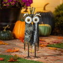 Owl Queen Metal Statue, 20"H