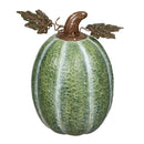 Pumpkin Metal Statue, 12"H