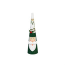 Shades of Emerald Garden Statue, Metal Statue, Santa and Snowman, 18.7"H, Set of 2