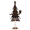 Baking Spirits Bright Garden Statue, Metal Statue, Green Tree, 30.5"H
