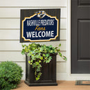 Nashville Predators Yard Sign, "Fans Welcome"