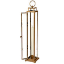 VivaStyle Indoor Lamps & Lighting, LED Lantern, Gold Taper Candle, Set of 3