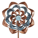 75"H Blue & Copper Edge Wind Spinner