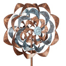 75"H Blue & Copper Edge Wind Spinner