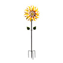 Petal & Plow Wind Spinner, Sunflower Design, 75"H
