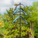 Metal Wind Spinner, Towering Semicircle, 80"H
