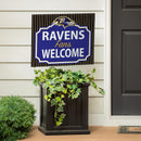 Baltimore Ravens Yard Sign, "Fans Welcome"