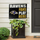 Baltimore Ravens Yard Sign "Fans Play Here"