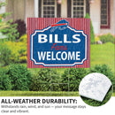 Buffalo Bills Yard Sign, "Fans Welcome"