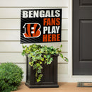 Cincinnati Bengals Yard Sign "Fans Play Here"