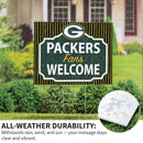 Green Bay Packers Yard Sign, "Fans Welcome"
