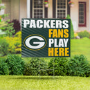 Green Bay Packers Yard Sign "Fans Play Here"