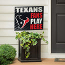 Houston Texans Yard Sign "Fans Play Here"