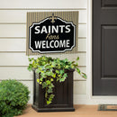 New Orleans Saints Yard Sign, "Fans Welcome"