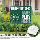 New York Jets Yard Sign "Fans Play Here"