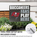 Tampa Bay Buccaneers Yard Sign "Fans Play Here"