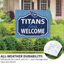 Tennessee Titans Yard Sign, "Fans Welcome"