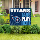 Tennessee Titans Yard Sign "Fans Play Here"