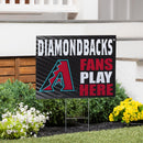 Arizona Diamondbacks Yard Sign "Fans Play Here"