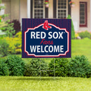 Boston Red Sox Yard Sign, "Fans Welcome"