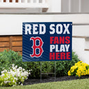 Boston Red Sox Yard Sign "Fans Play Here"