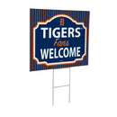 Detroit Tigers Coroplast Yard Sign, "Fans Welcome"