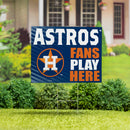 Houston Astros Yard Sign "Fans Play Here"