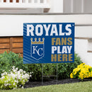 Kansas City Royals Yard Sign "Fans Play Here"