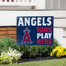 Los Angeles Angels Yard Sign "Fans Play Here"