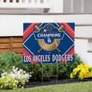 Los Angeles Dodgers World Series Champions 2024 Yard Sign