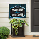 Miami Marlins Yard Sign, "Fans Welcome"