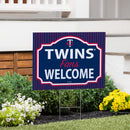Minnesota Twins Yard Sign, "Fans Welcome"