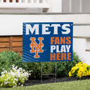New York Mets Yard Sign "Fans Play Here"