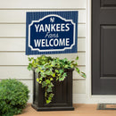 New York Yankees Yard Sign, "Fans Welcome"