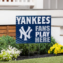 New York Yankees Yard Sign "Fans Play Here"