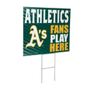 Athletics Yard Sign "Fans Play Here"